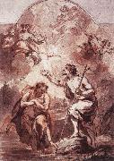 WIT, Jacob de Baptism of Christ in the Jordan oil painting